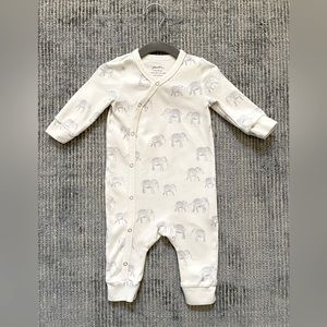 Pehr 6-12 month elephant kimono romper 🐘